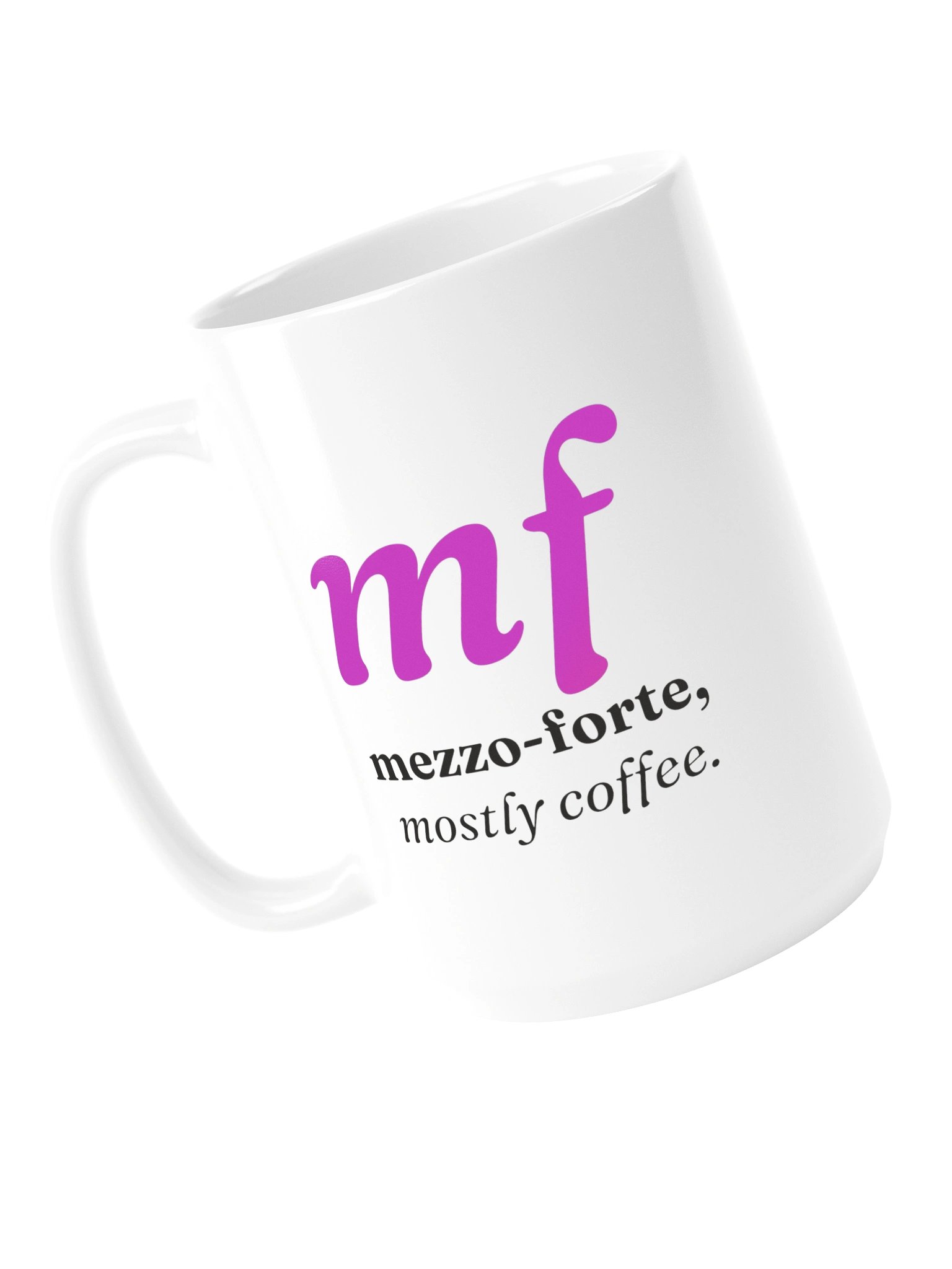 Mezzo-Forte Mug - White product image (5)