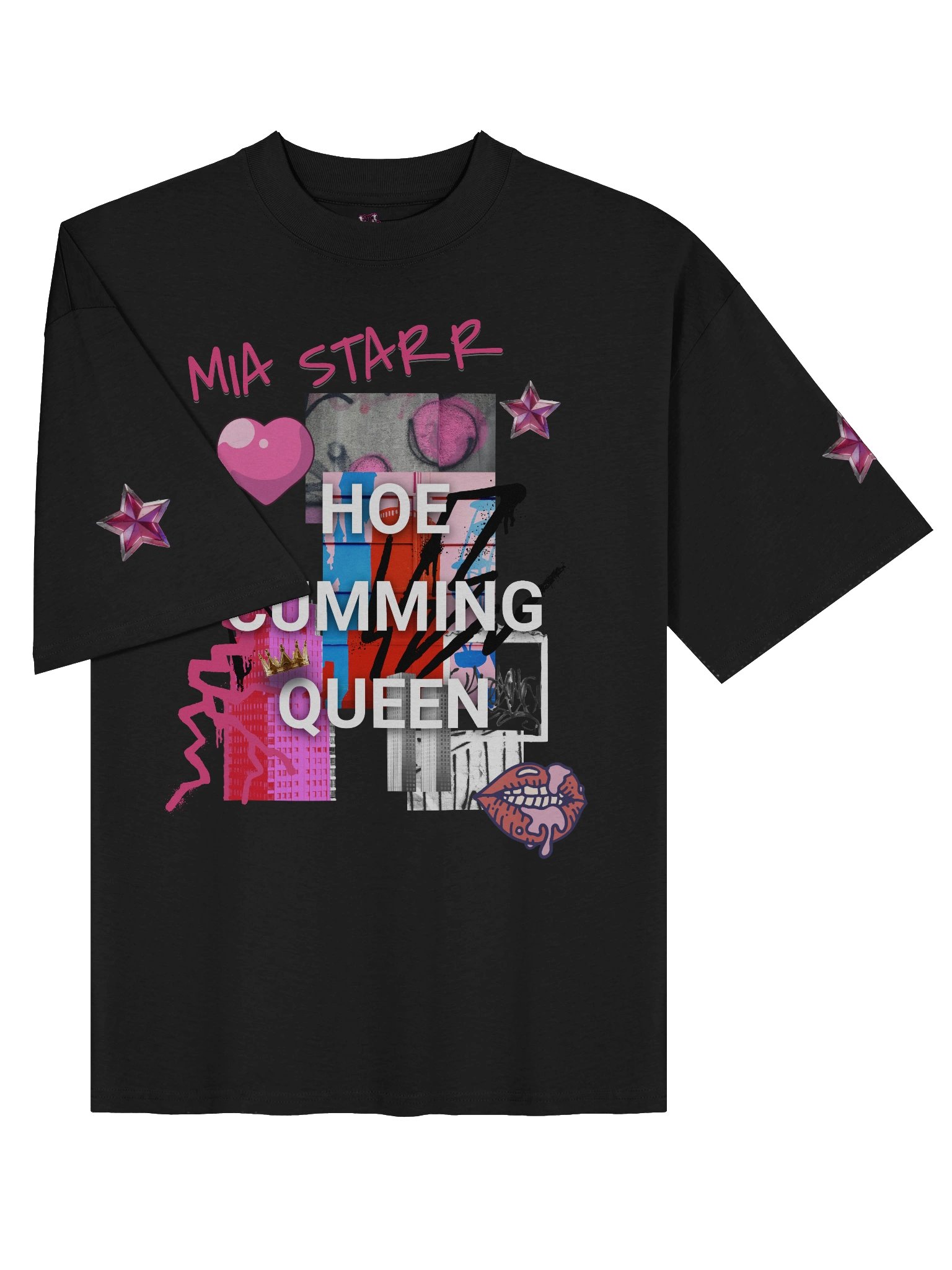 Hoe Cumming Queen Shirt (Black) product image (3)