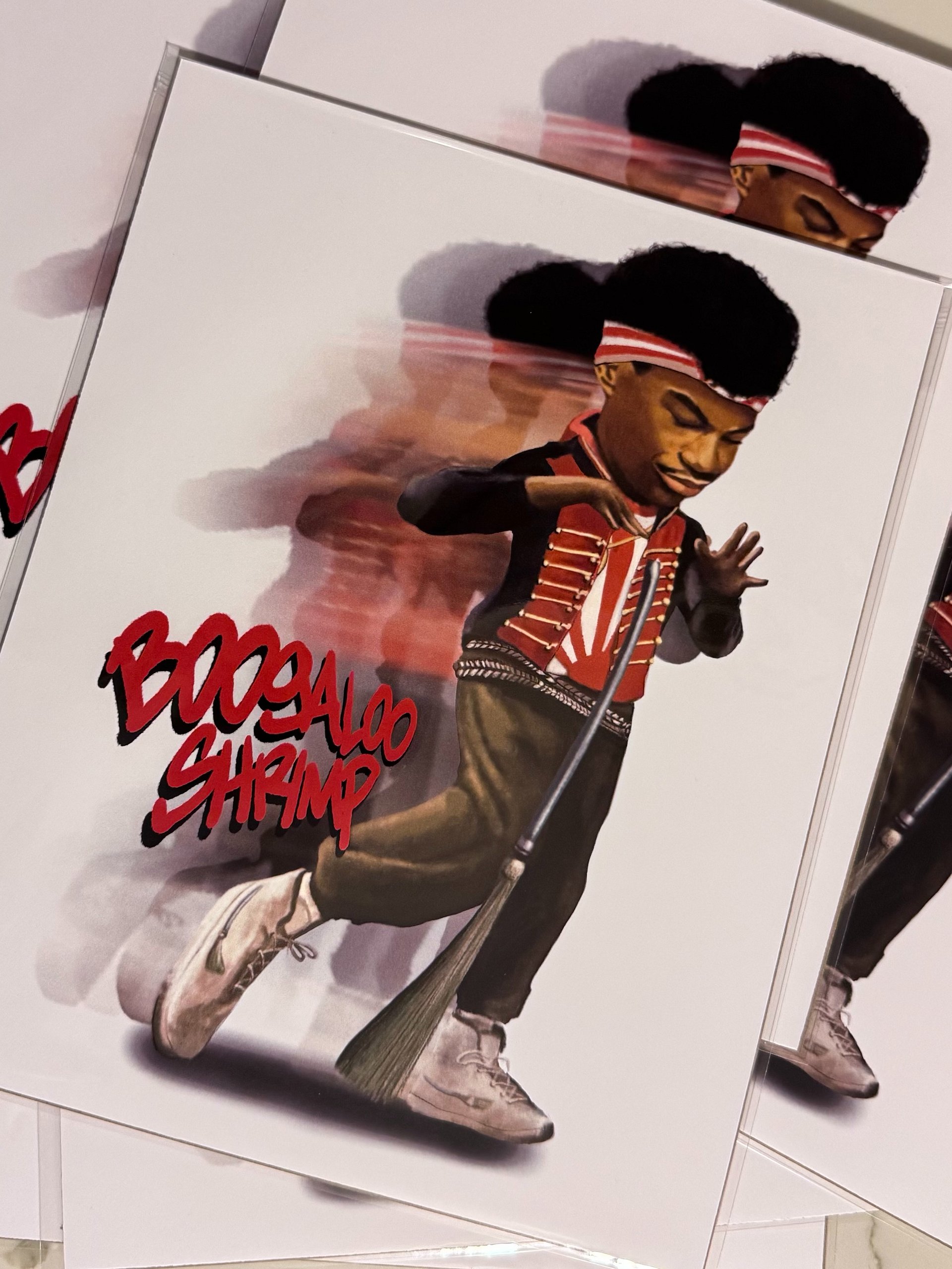 Autographed Michael "Boogaloo Shrimp" Chambers 8x10 Print product image (1)