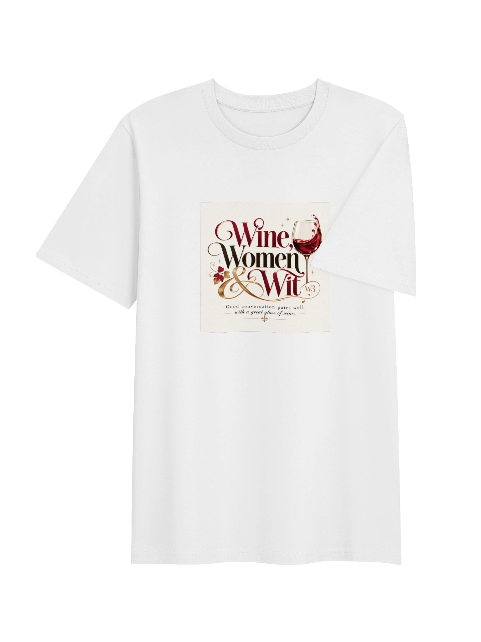 Wine, Women & Wit T-Shirt product image (4)