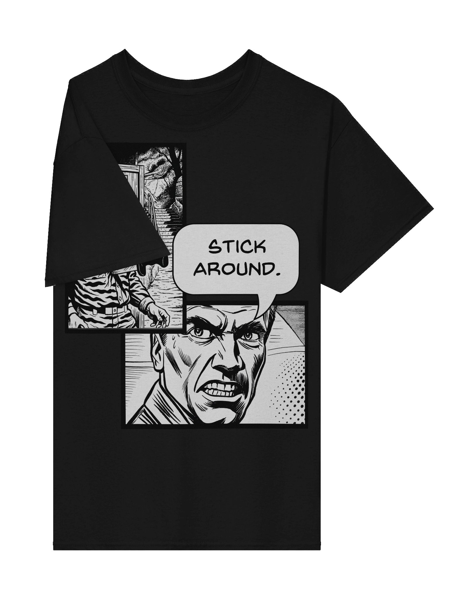 Predator inspired Stick Around Scene Tee product image (4)