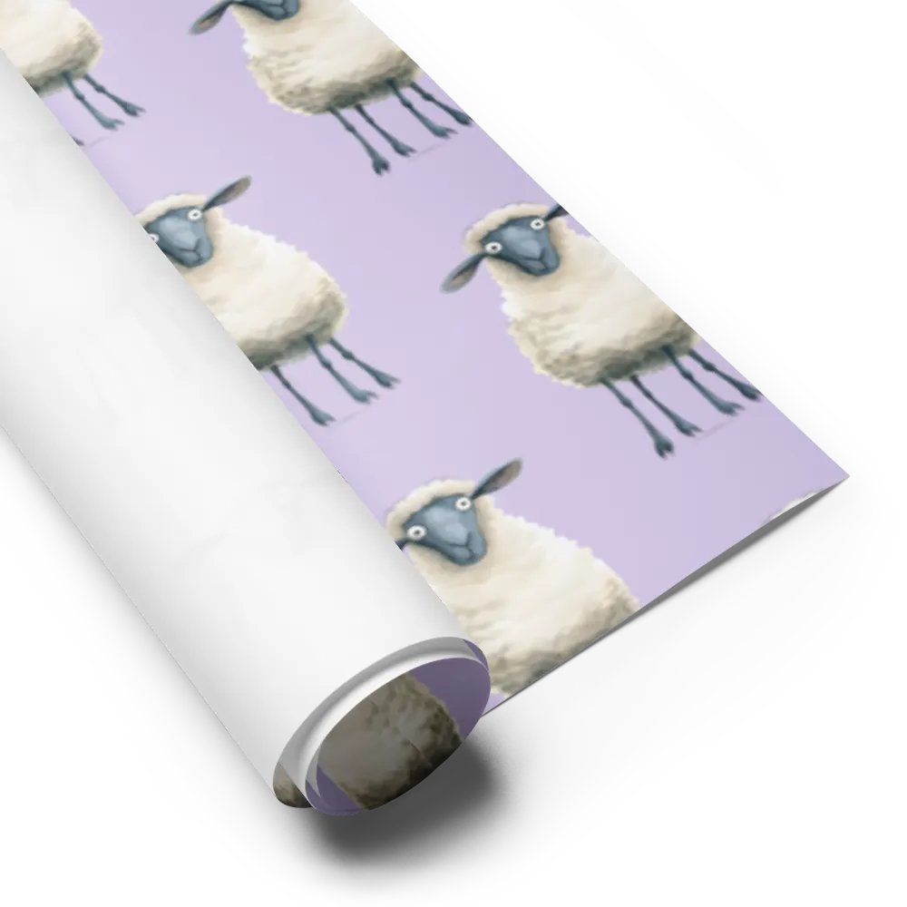 Quirky Sheep Wrapping paper product image (6)