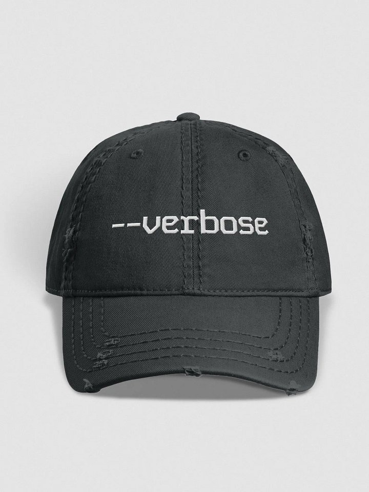 --verbose - Distressed Dad Hat product image (1)
