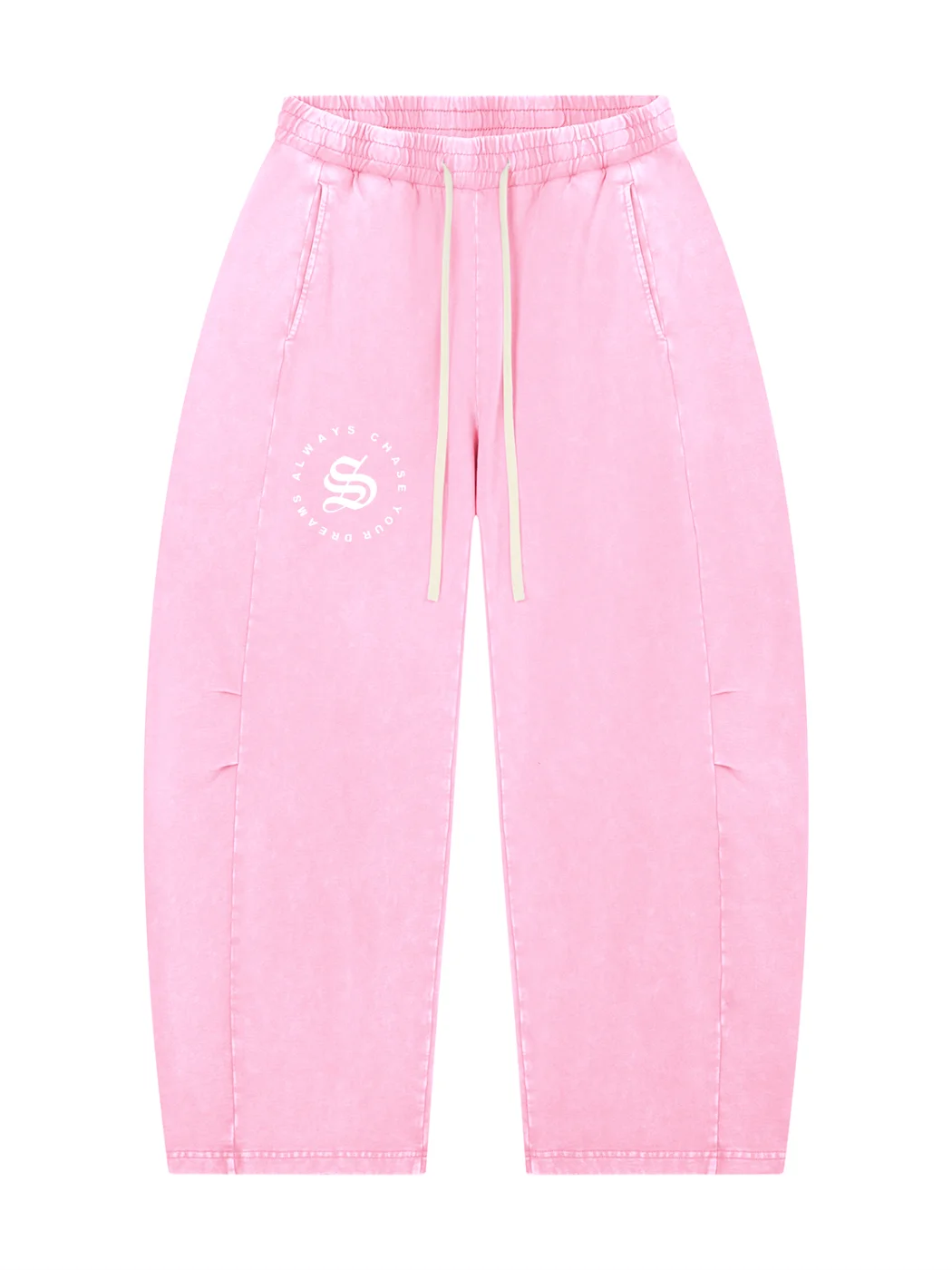 GBAH Unisex Mineral Wash Barrel Leg Pants product image (4)