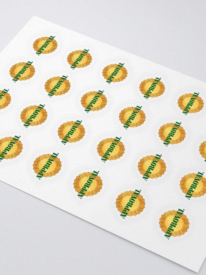 Panda Seal of Approval Sticker Sheet product image (2)