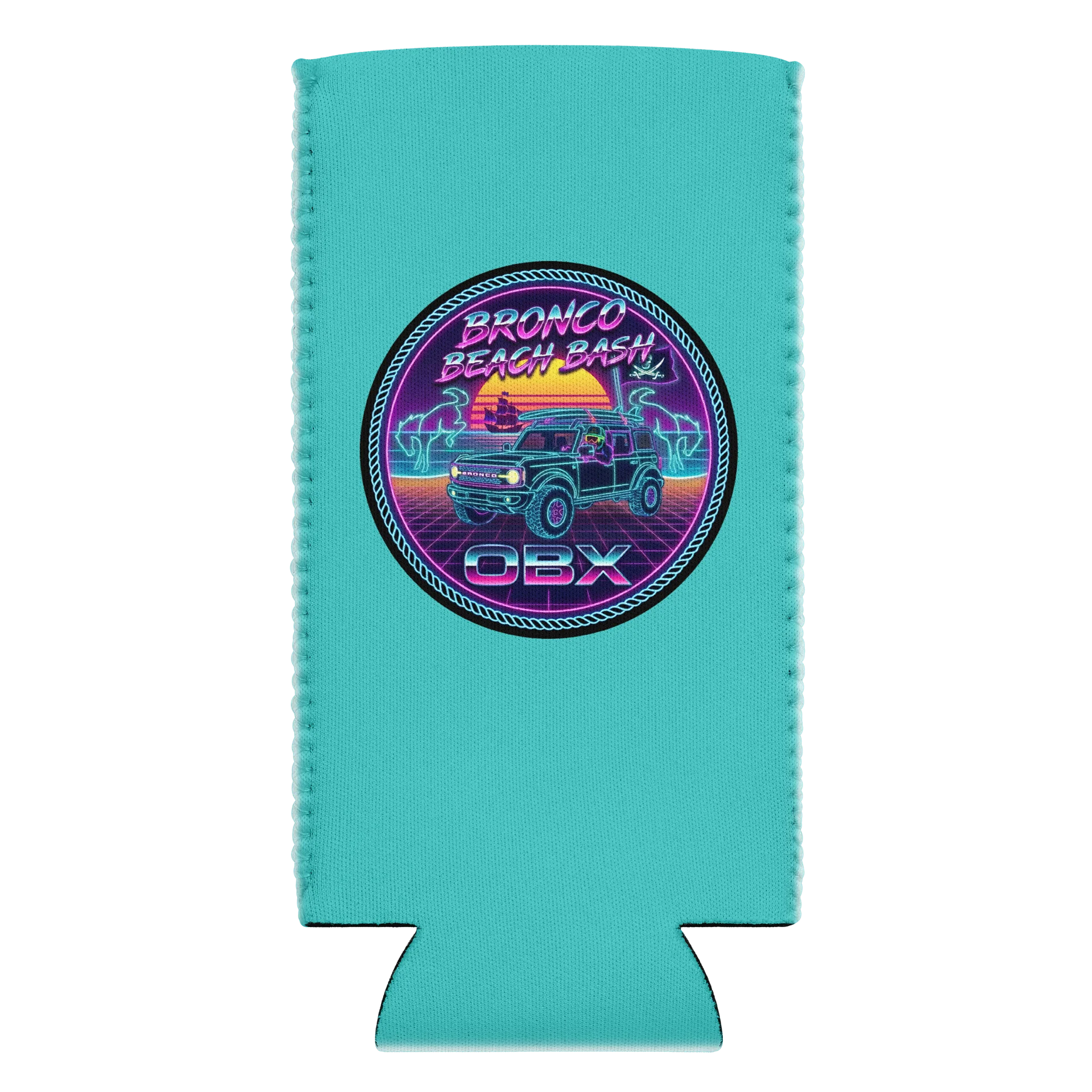 2026 Bronco Beach Bash OBX / Destination Bigfoot Bronco Collab | Coozie (Multiple Sizes Available) product image (20)