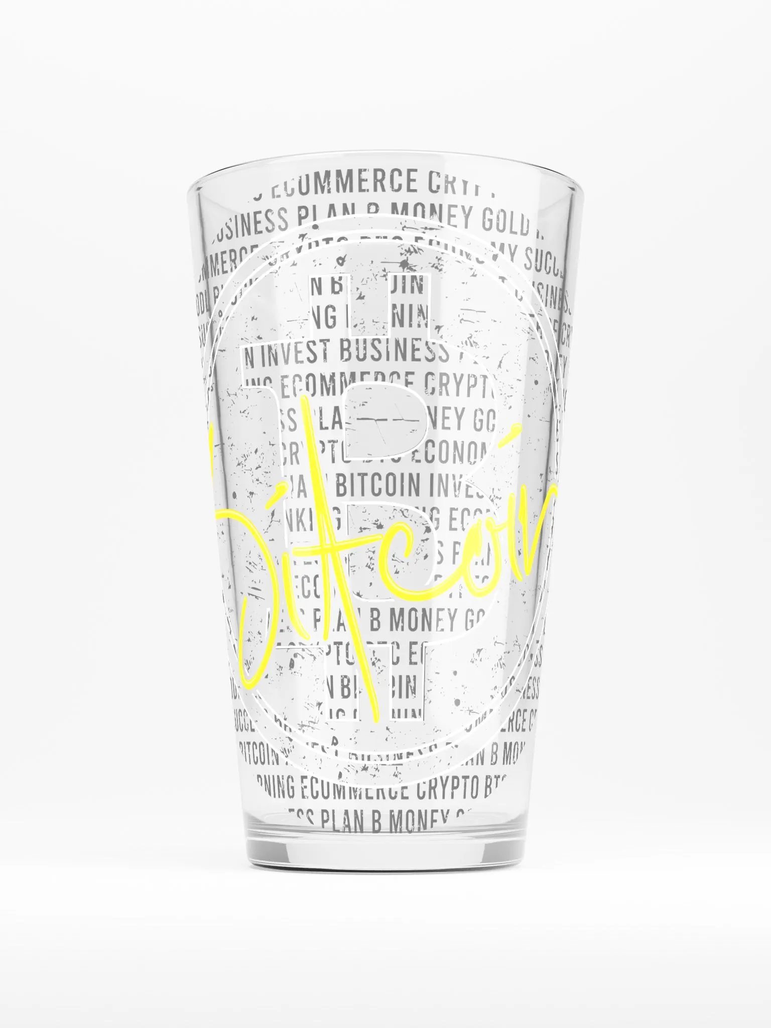 Bitcoin Script Shaker Pint Glass product image (3)