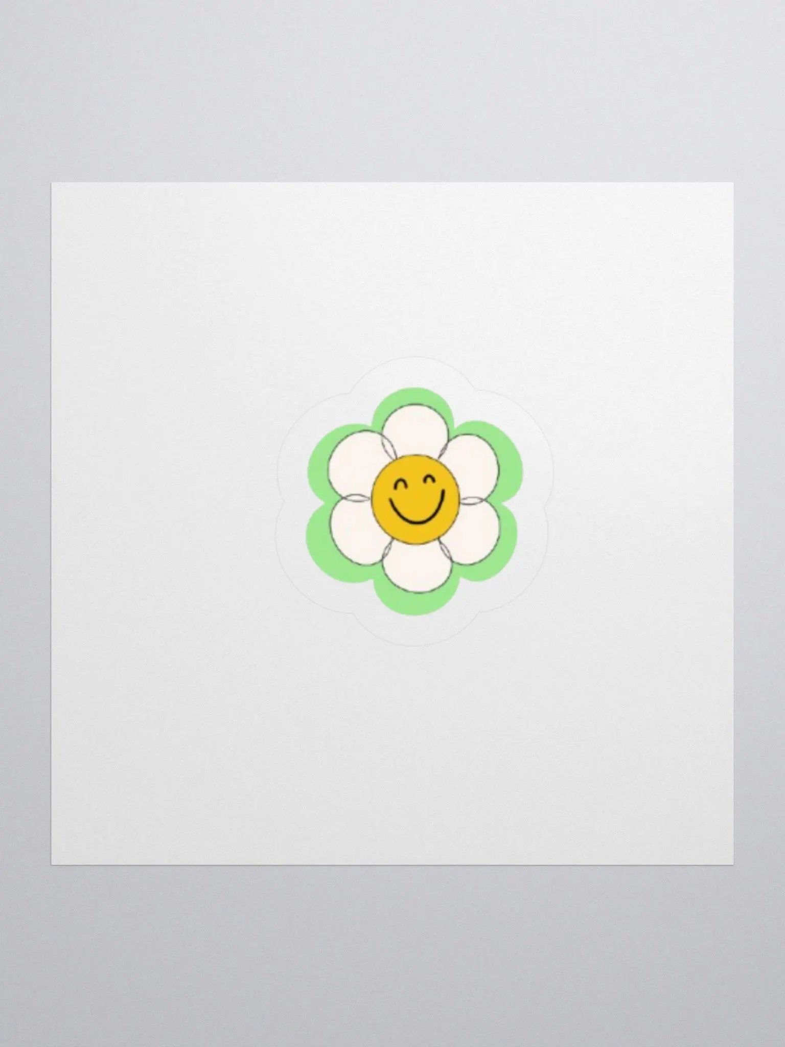 Green Flower Sticker product image (1)
