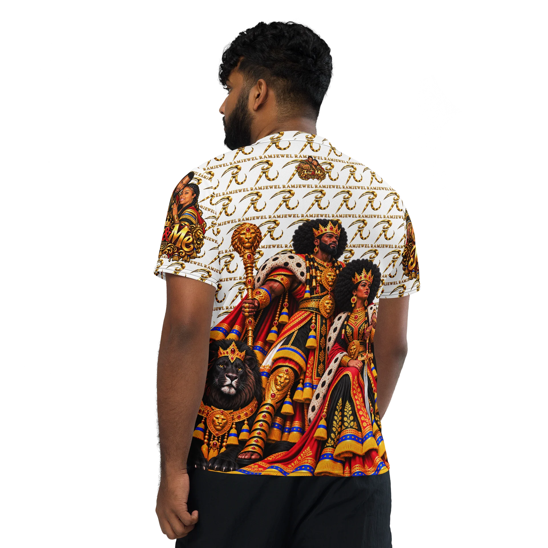Jew&Me Branded Pattern Sports Jersey product image (3)