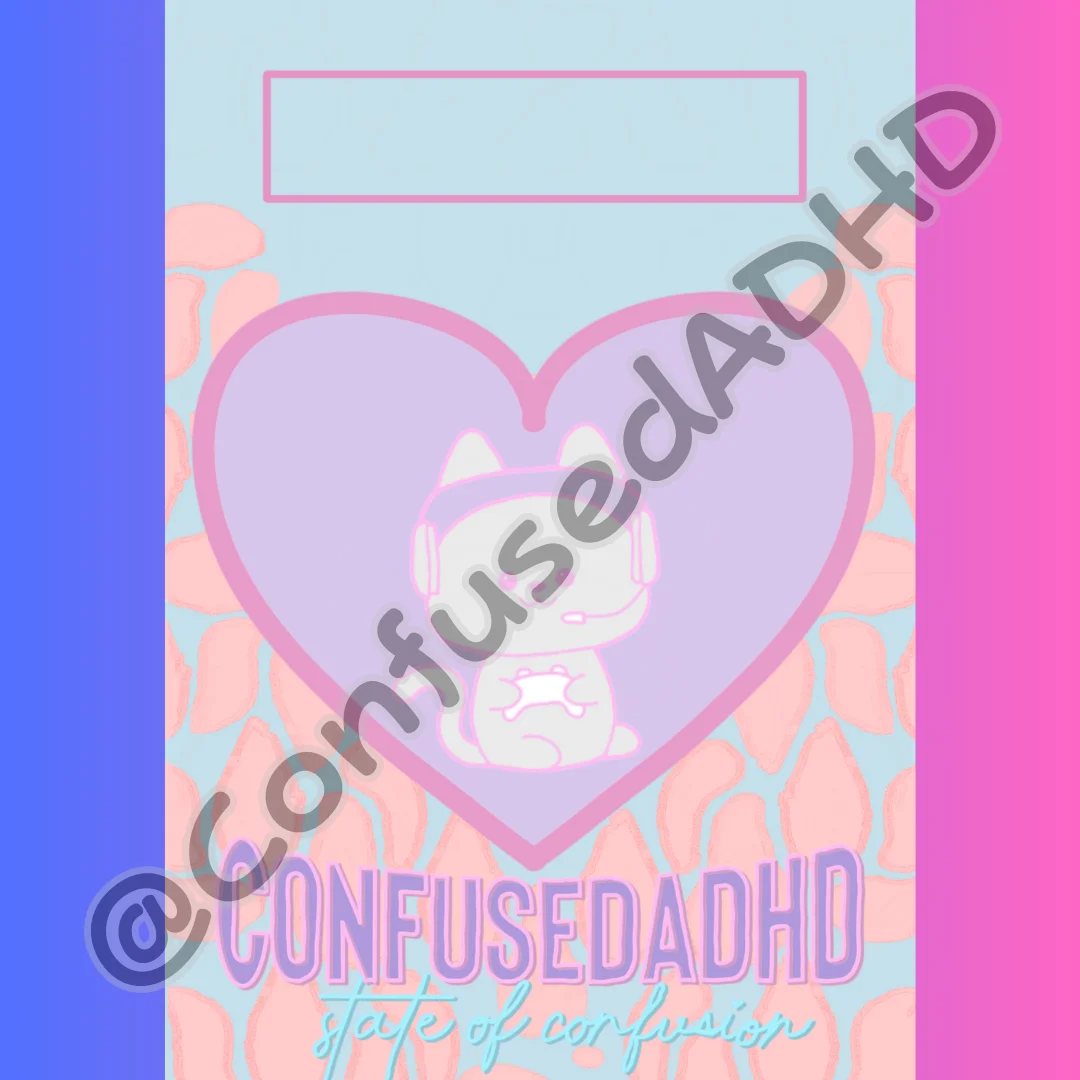 Heart CADHD Digital Planner Covers product image (3)