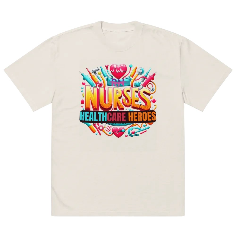 Healthcare Heroes Tribute Oversized T-Shirt product image (3)