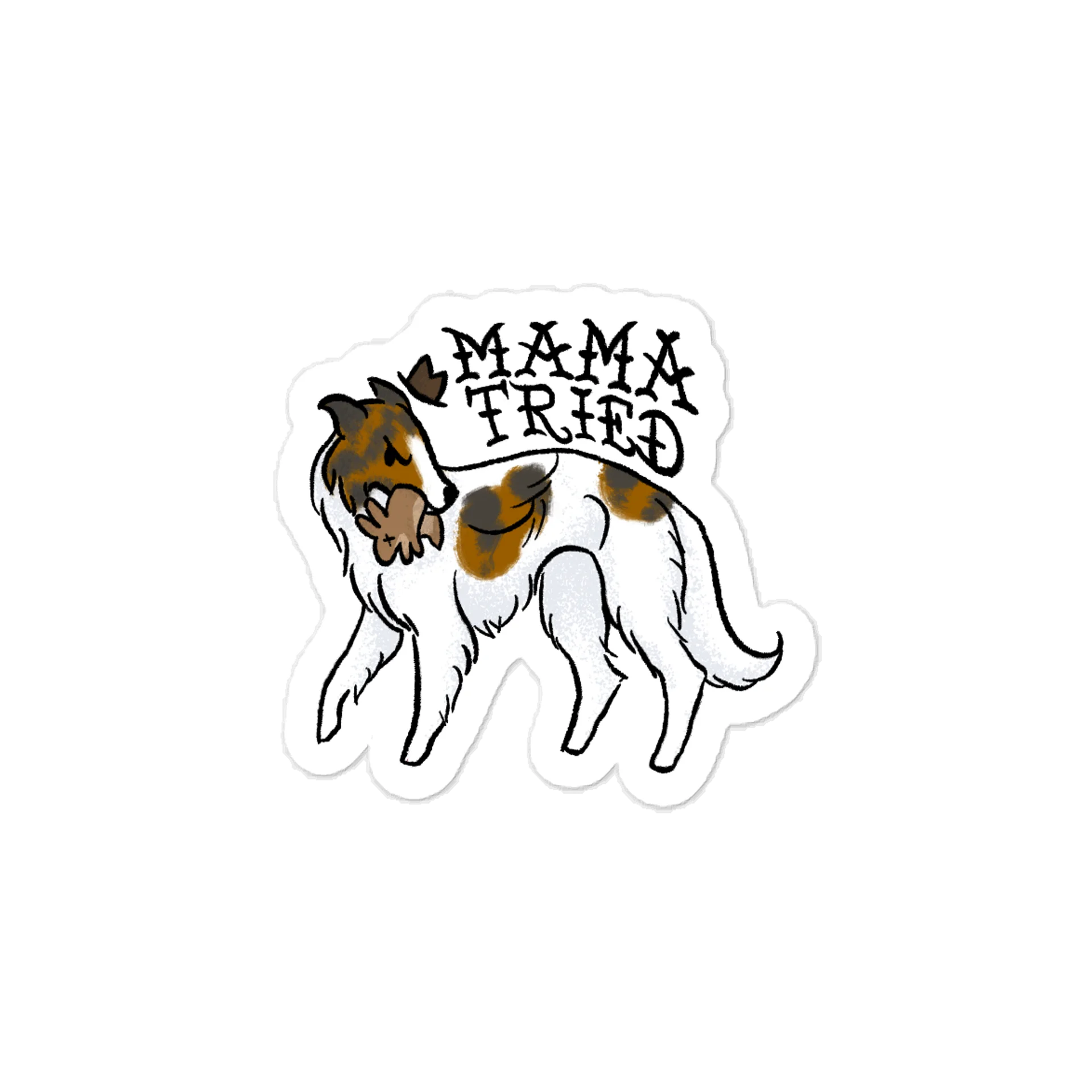 Mama Tried Sticker - Spotted Brindle product image (1)