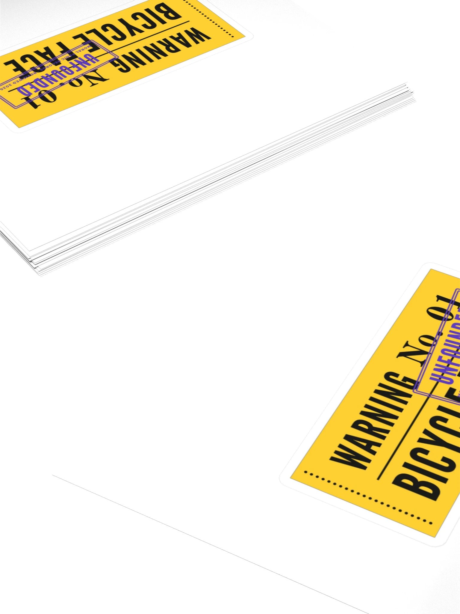 Warning No. 01 Sticker product image (4)