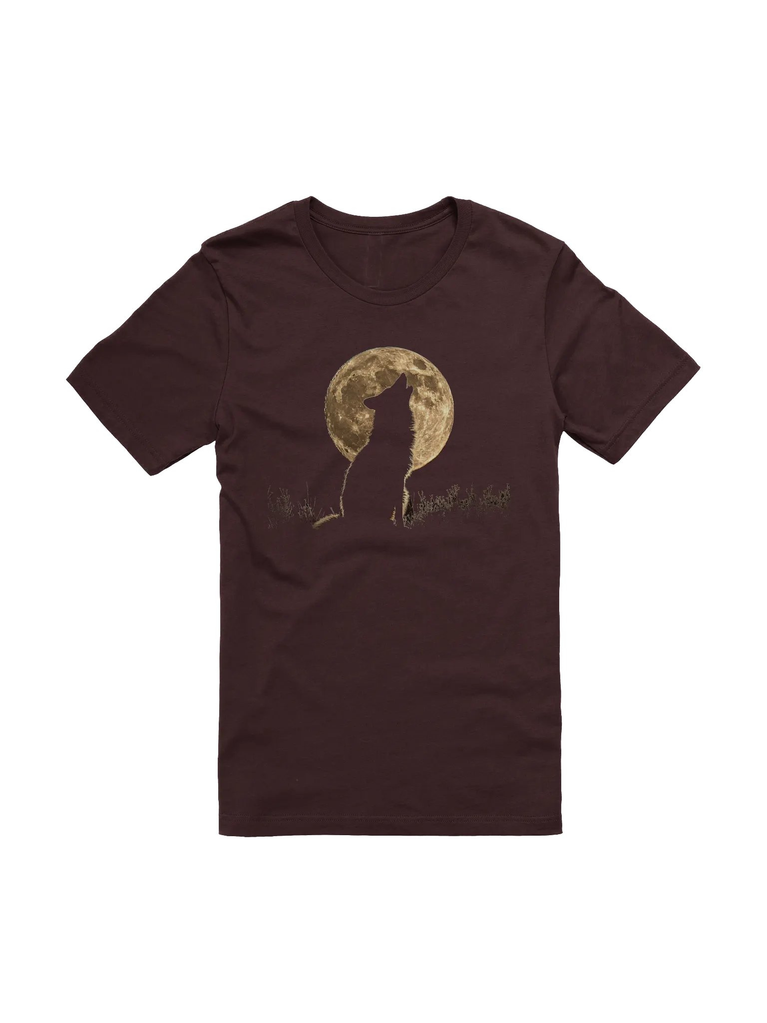 Howling at the Moon T-Shirt – Unisex Lunar & Wolf Spirit Tee product image (1)