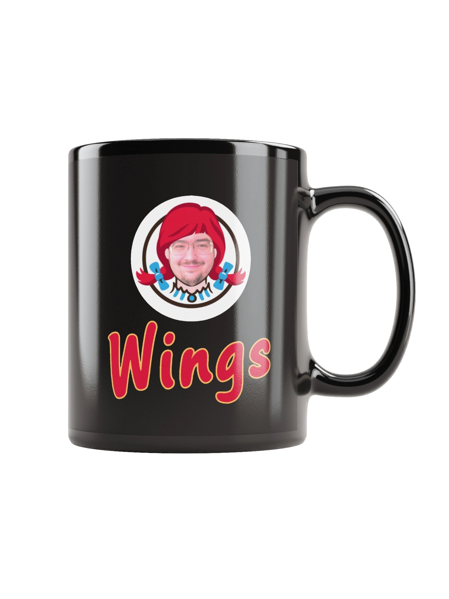 [WOR Shop] Wings Chili - Black Ceramic Mug product image (1)