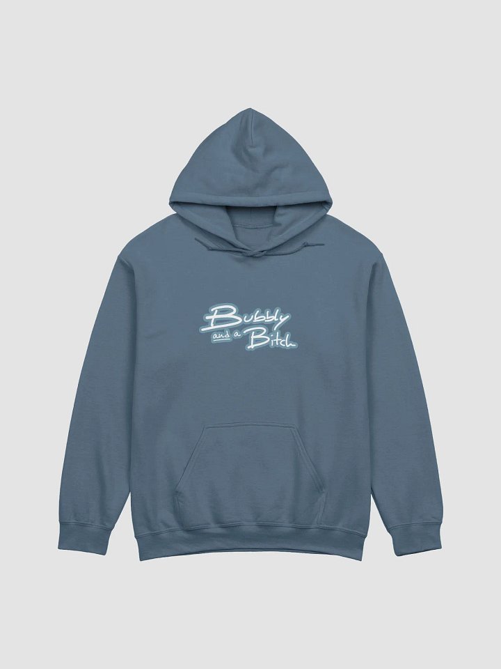 Bubbly and a B*tch (lined design, #709AAF) classic hoodie product image (44)