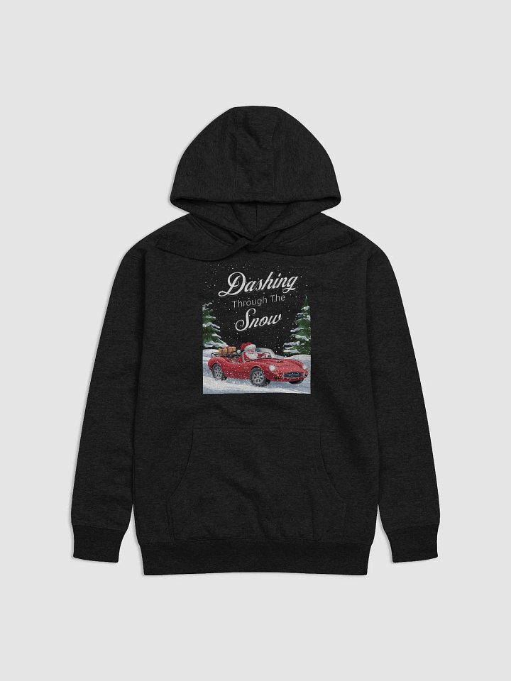 Dashing Through The Snow - Santa In A Red Convertible Hoodie product image (1)