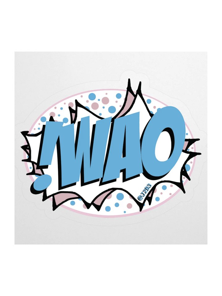 !WAO Logo Sticker product image (1)