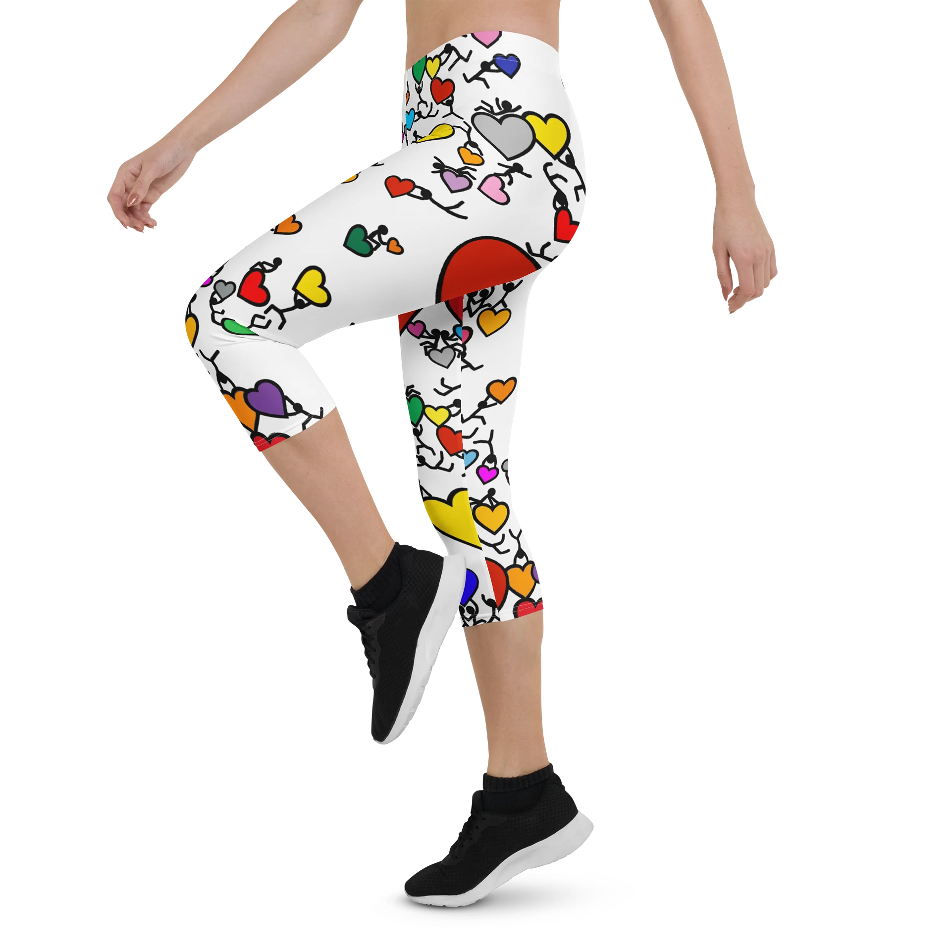 Stickman Art Graffiti Leggings | Designer Heart Streetwear product image (1)