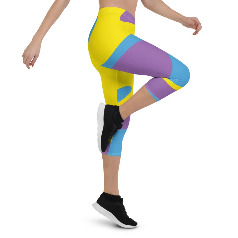 Royal Crypto Queen Capri Leggings product image (4)