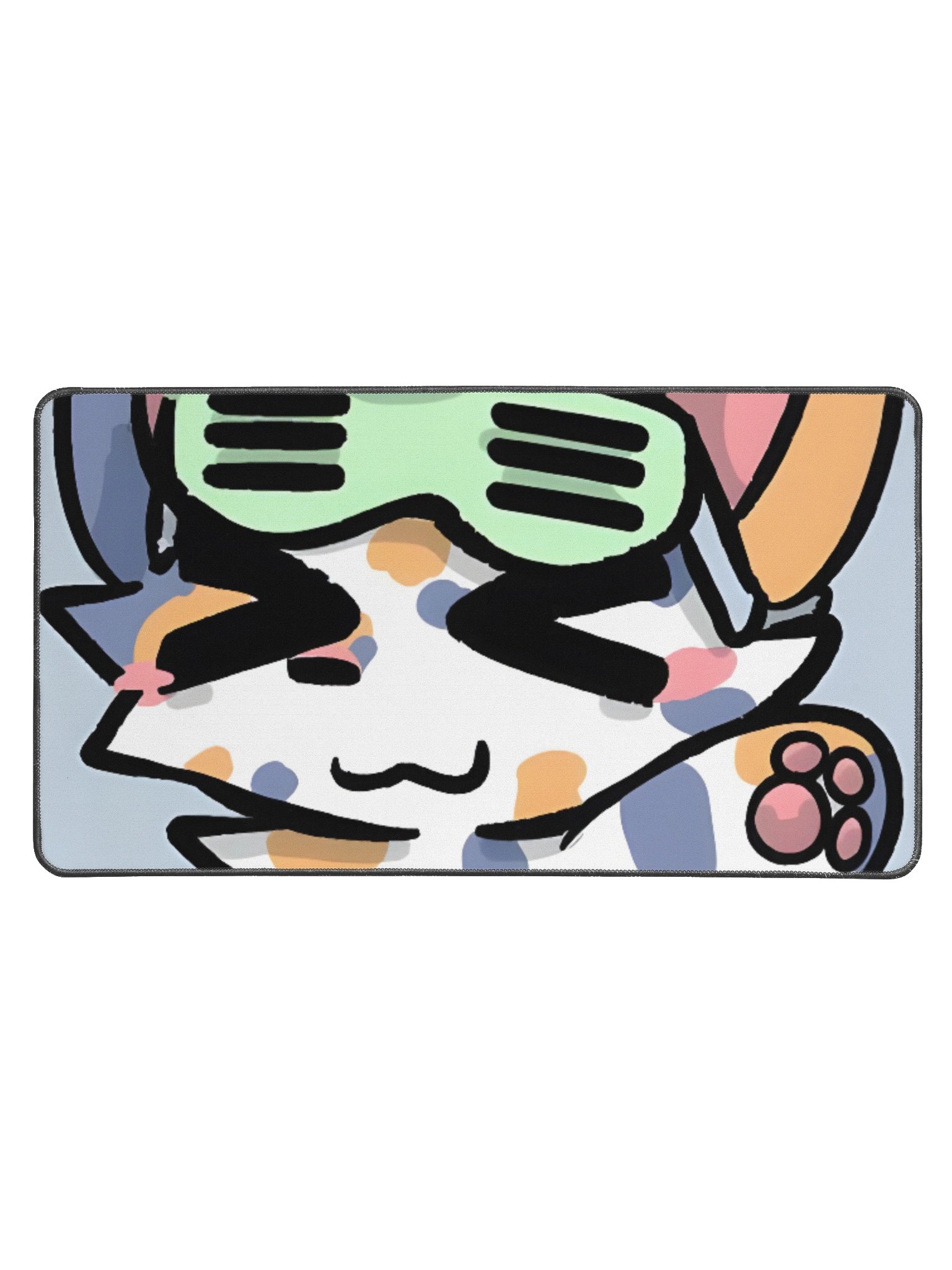 Colorful Cartoon Animal Desk Mat product image (1)