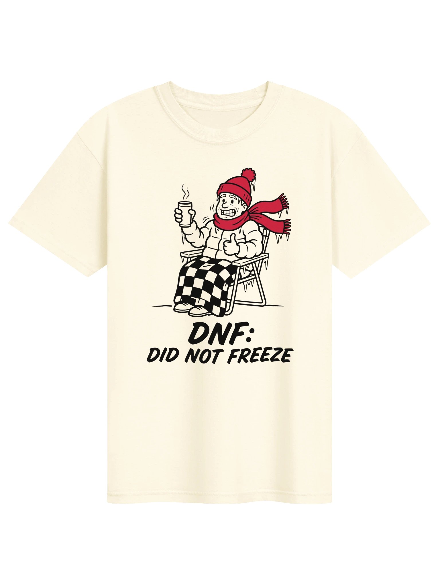 DNF: Did Not Freeze Race Fan Tee product image (1)
