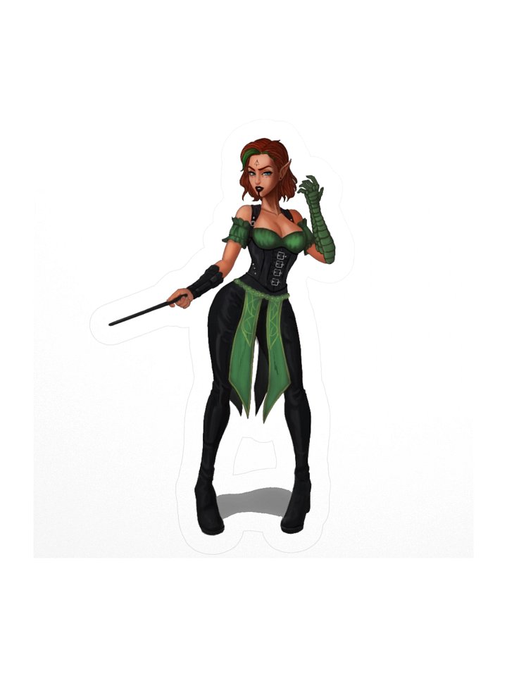 Zoltanna the Nercomancer Sticker product image (2)