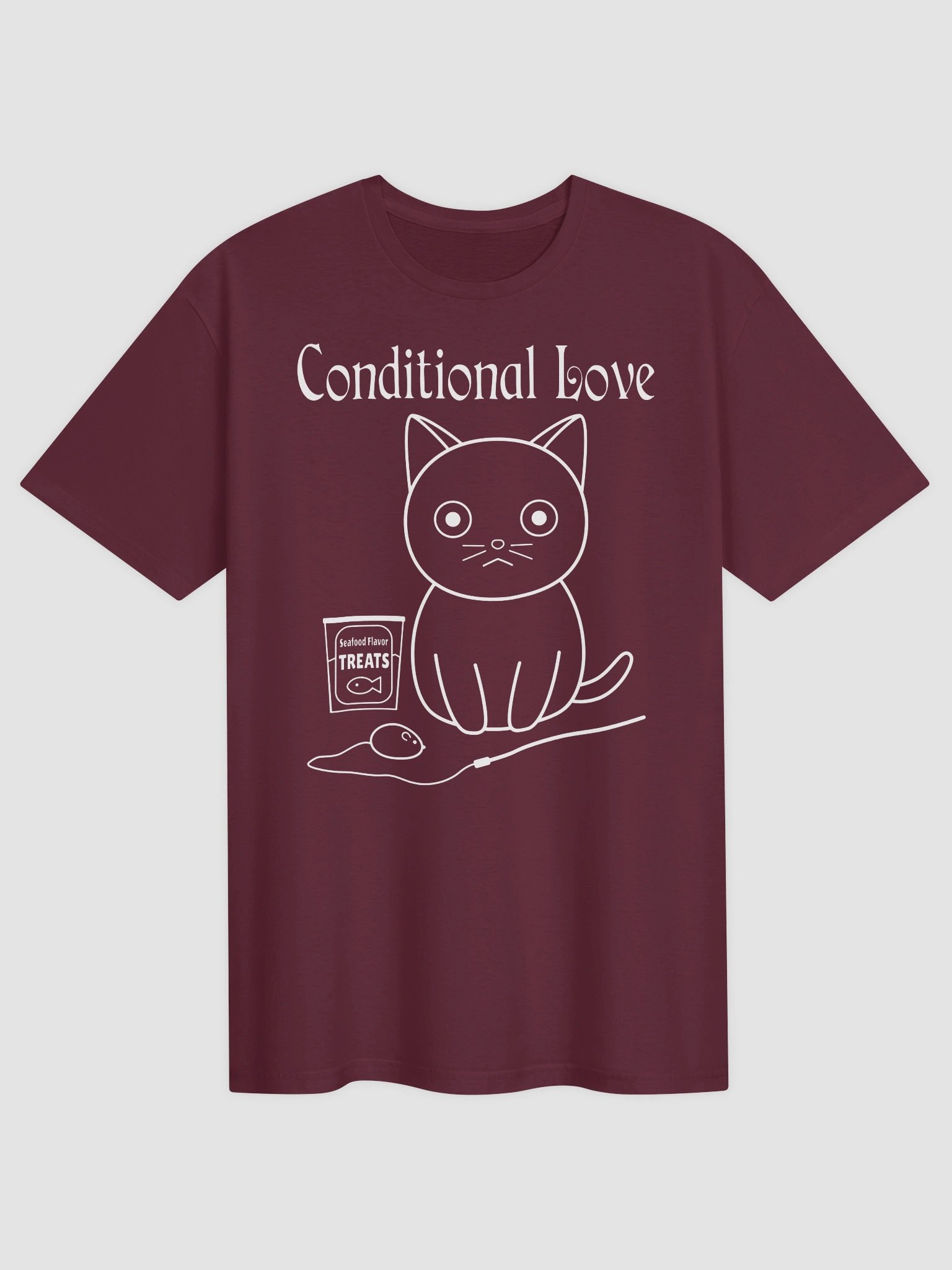 Conditional Love (White Print) - Unisex Adult Super Soft Lightweight T-shirt product image (1)