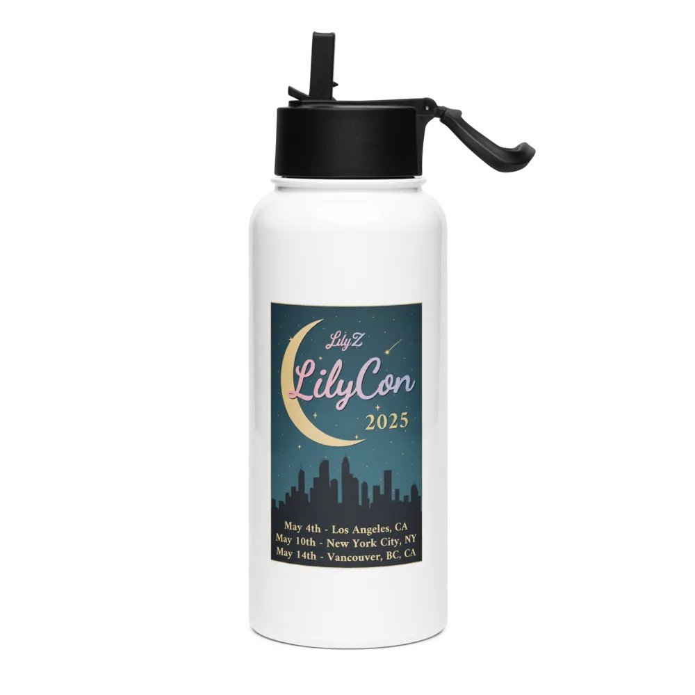 LilyCon 32oz Water Bottle product image (1)
