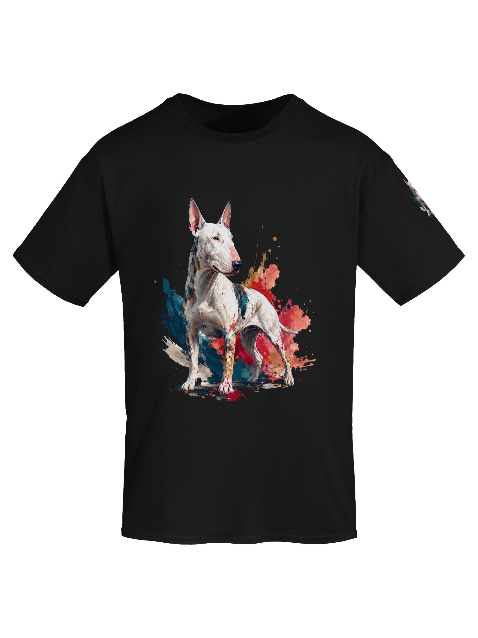 Bull Terrier Colourful Posture T-shirt product image (10)