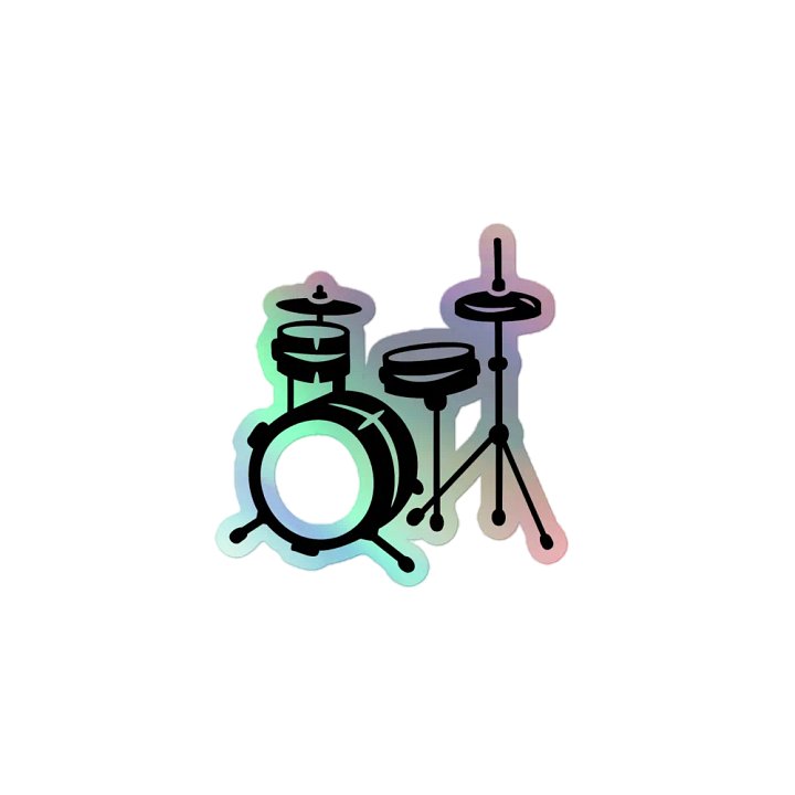Holographic drum Sticker Pack product image (1)