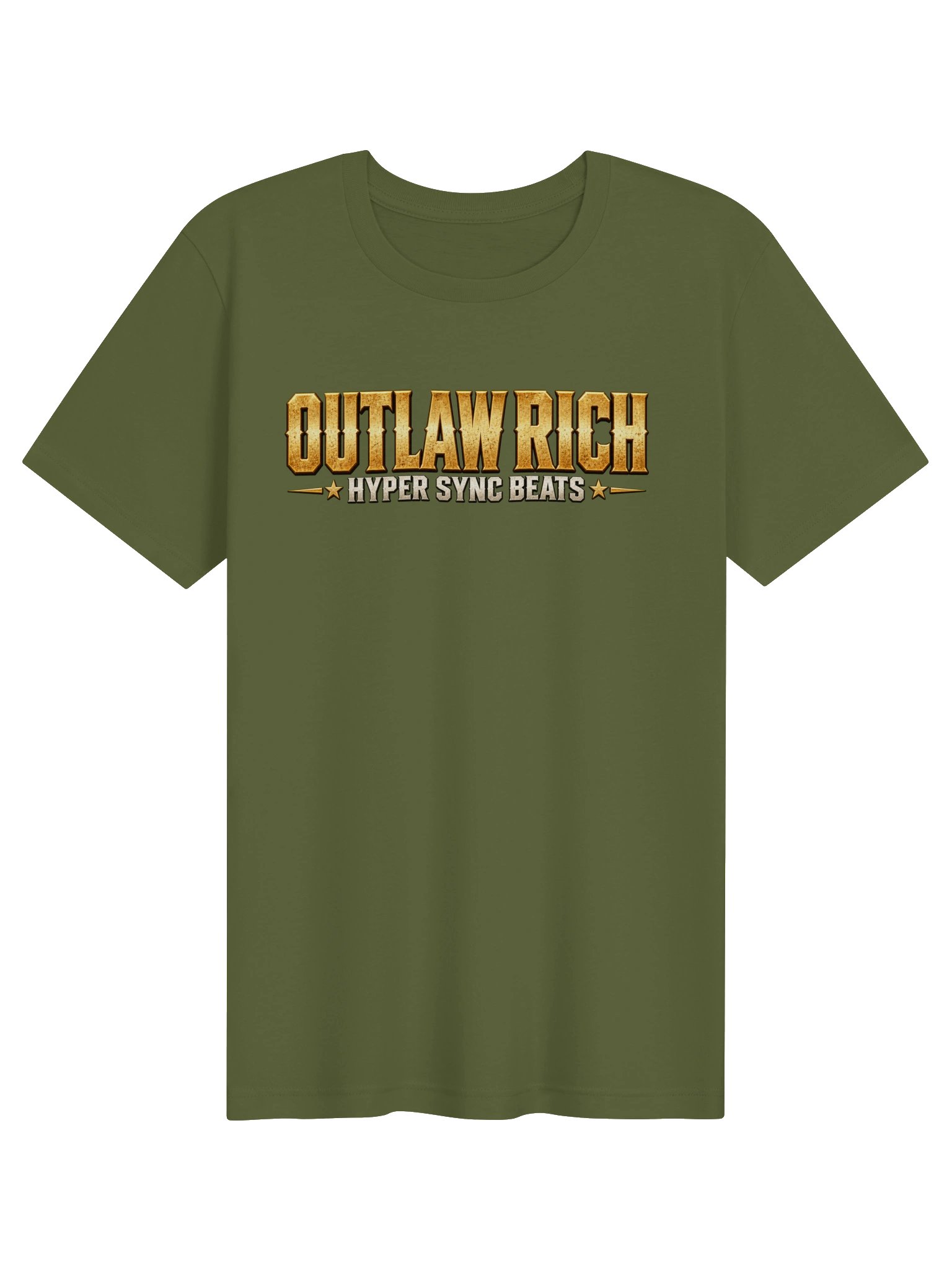 Outlaw Rich — Hyper Sync Beats Unisex Graphic T-Shirt product image (2)