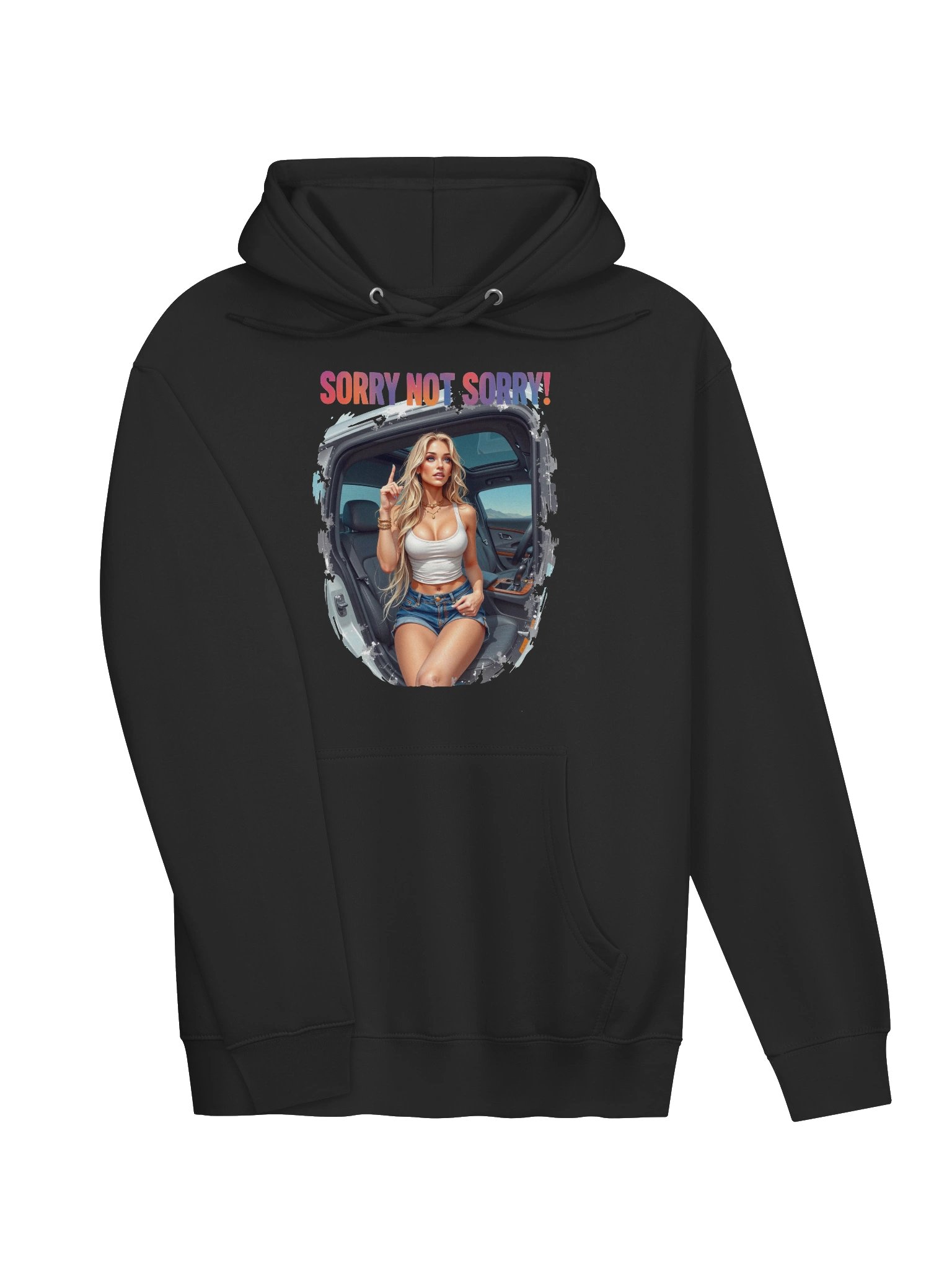Sorry Not Sorry Illustrated Hoodie product image (16)