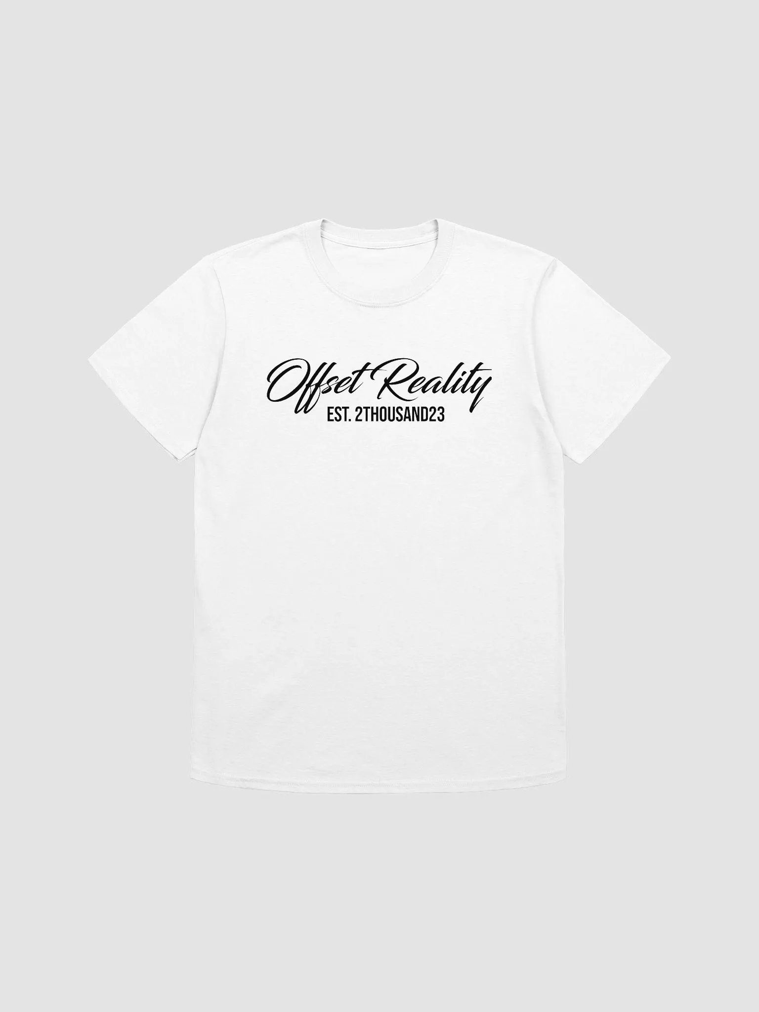 Offset Reality EST2K23 TEE (BLACK ON WHITE) product image (1)