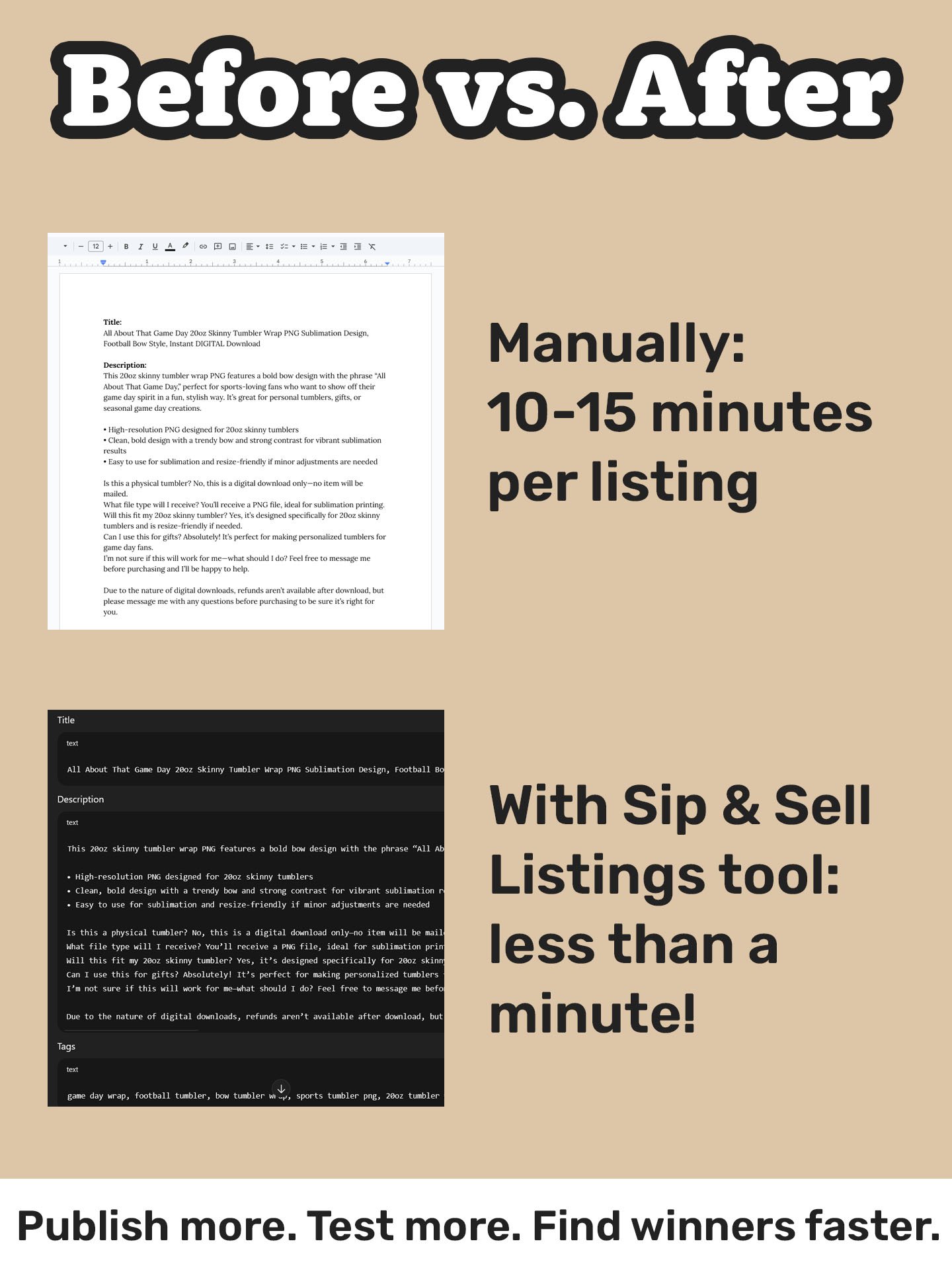 Sip & Sell Listings — Etsy Listing Generator (Custom GPT) product image (4)
