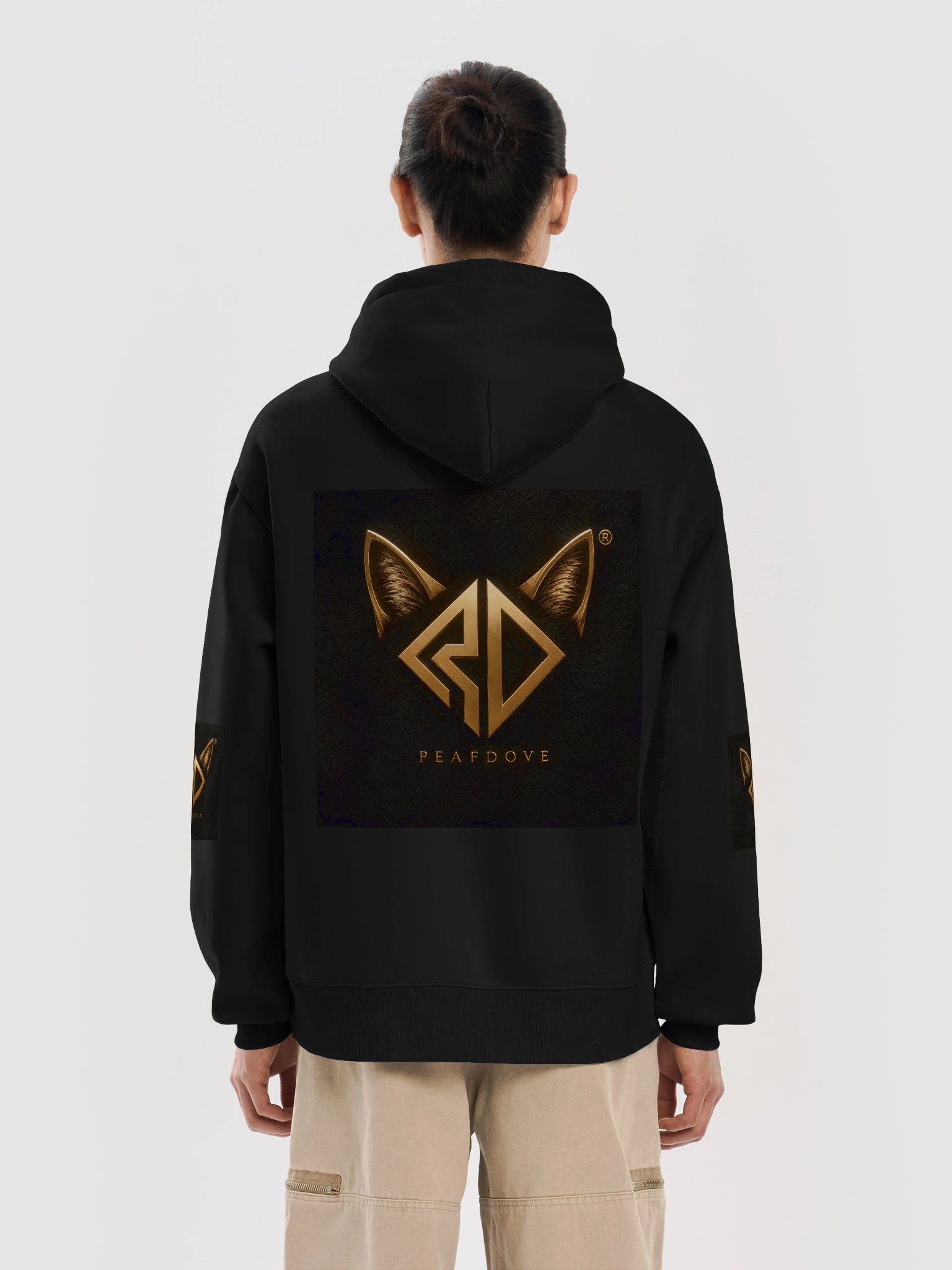 PEAFDOVE® BLACK CAT SIGNAL — Luxury Hoodie product image (4)