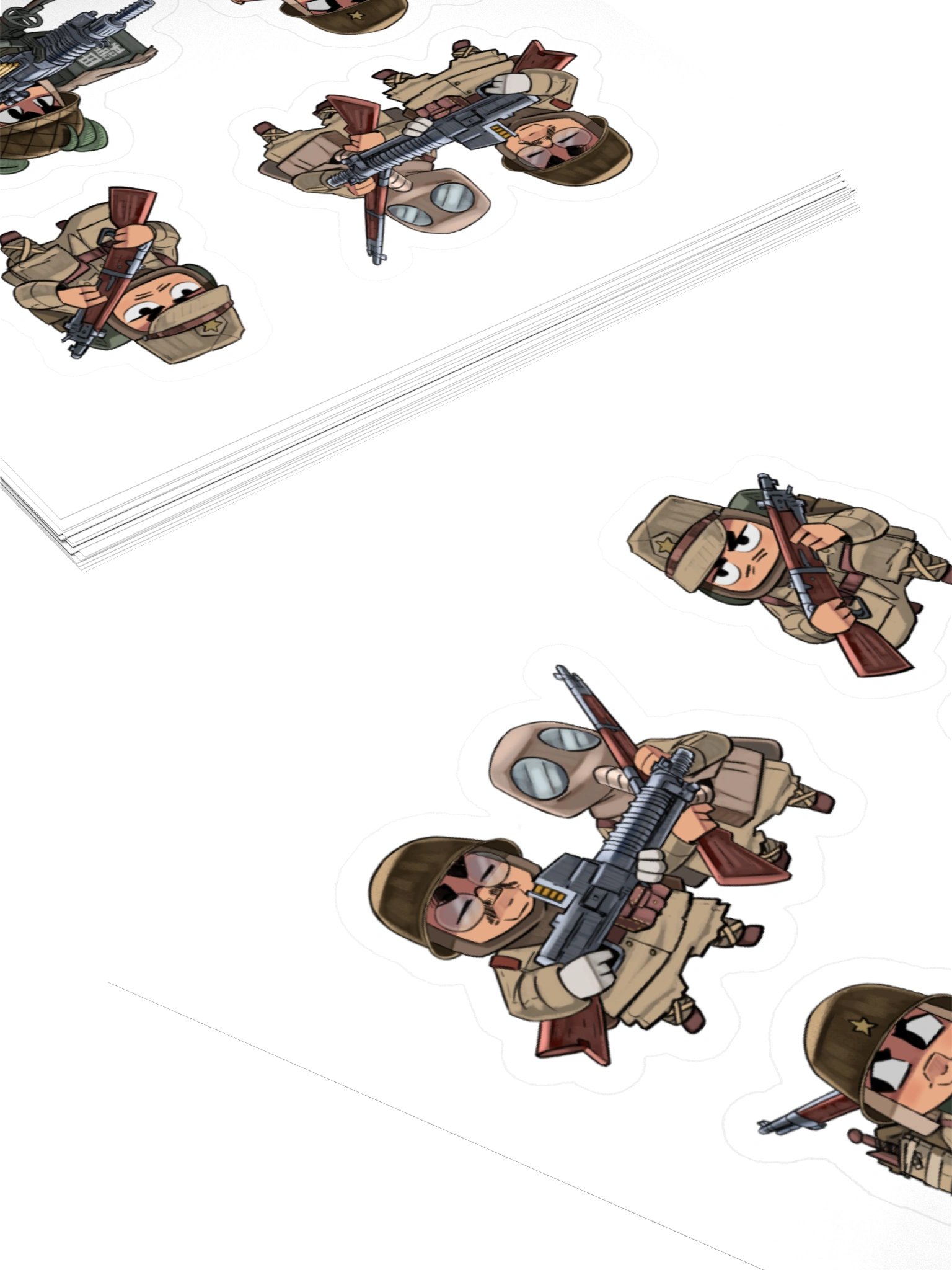 Kwantung Army (IJA) Chibi Stickers product image (10)