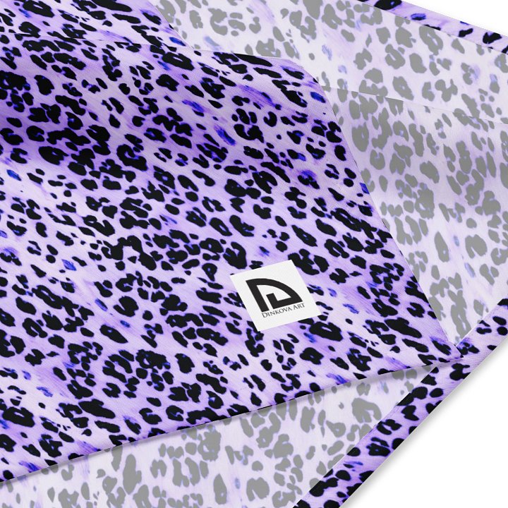 Purple Leopard Skin Bandana product image (4)