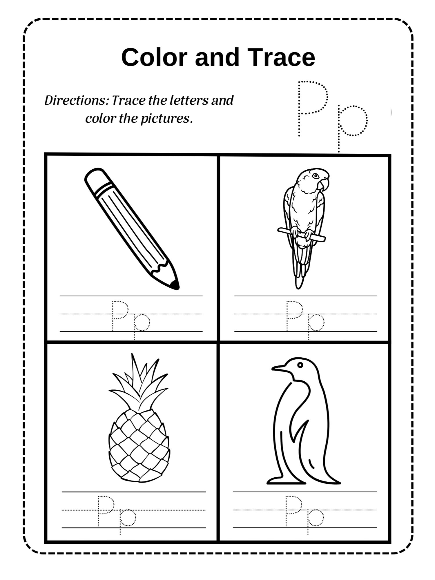 Color And Trace Workbook product image (4)
