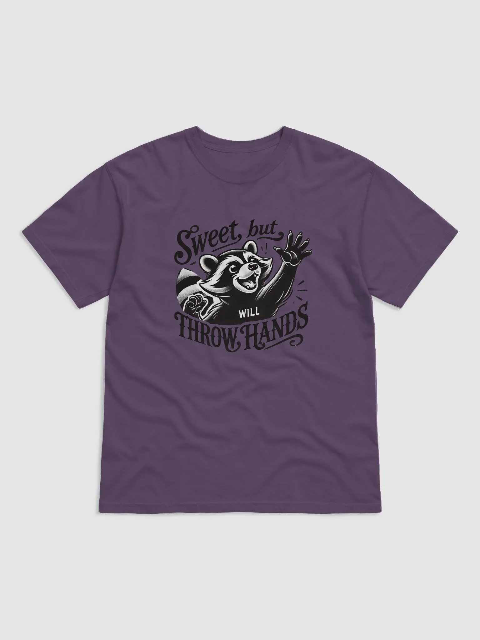 Sweet But Will Throw Hands Shirt product image (3)