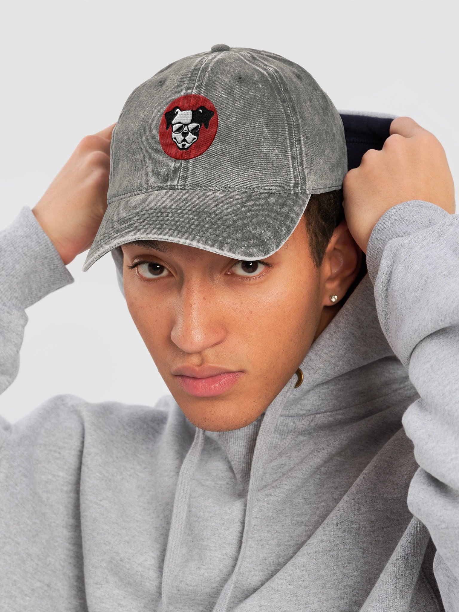 Red Logo Embroidered Hat product image (6)