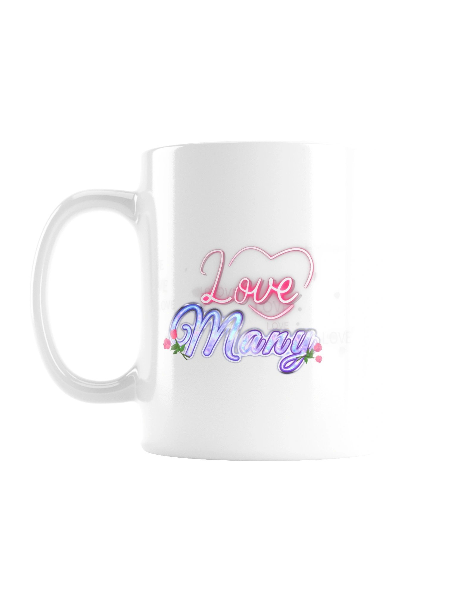 Love Many, Trust Few Neon Mug product image (3)