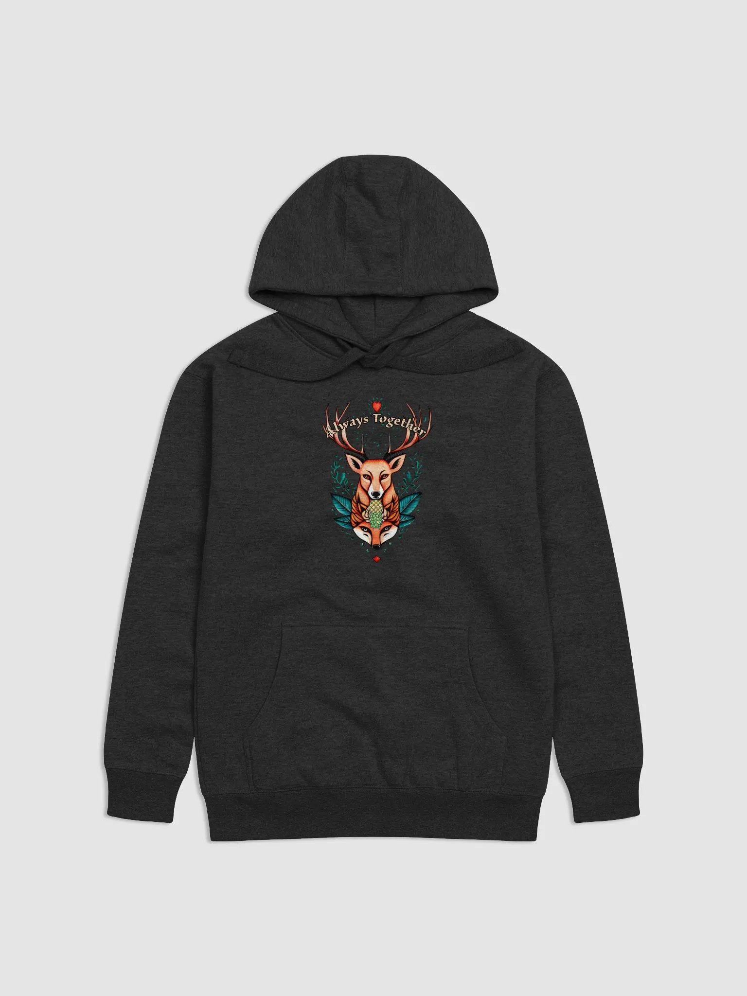 Always Together Stag and Vixen love hoodie product image (6)