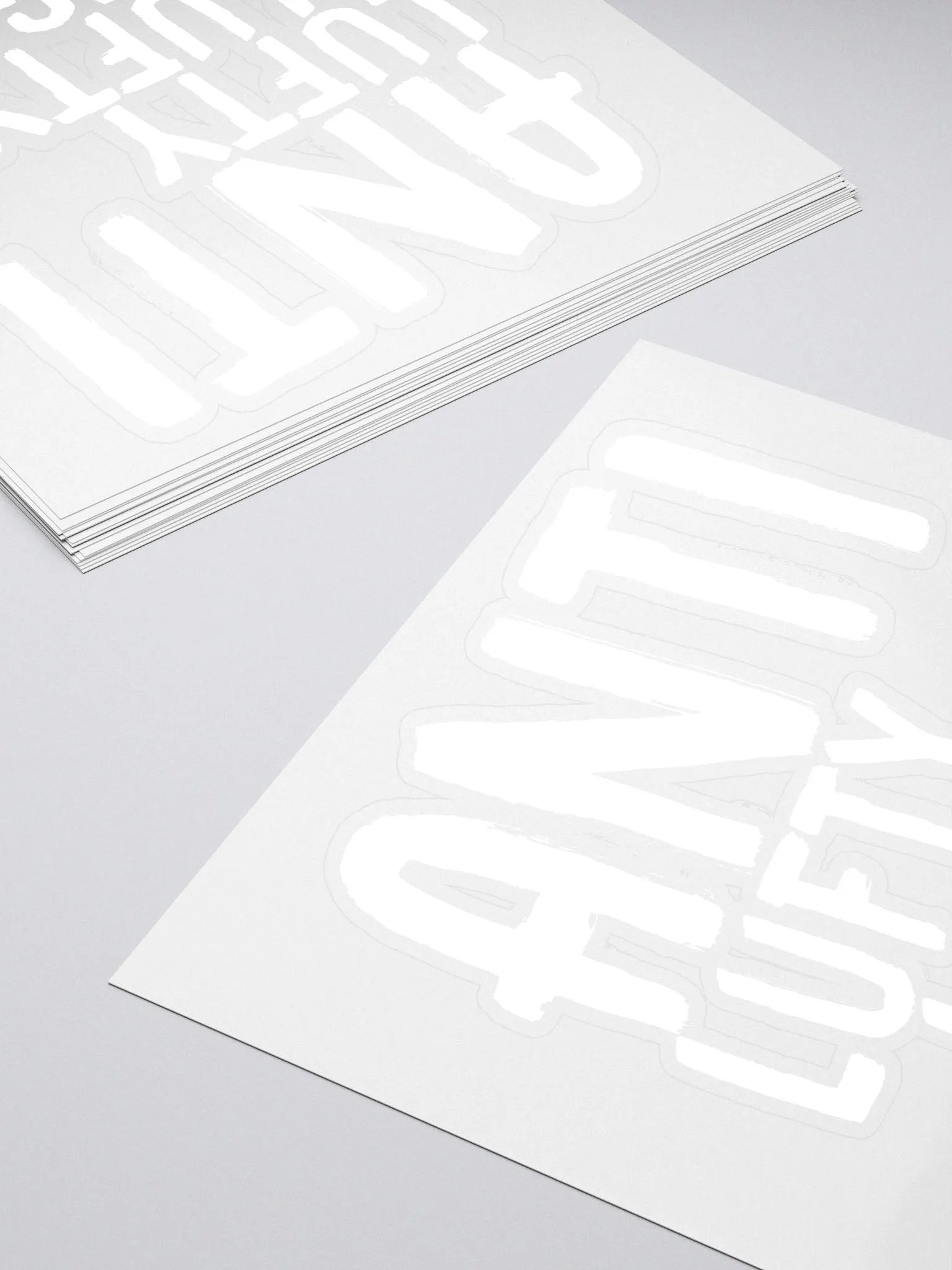 Anti Lufty Lufty Gang Stickers (White) product image (4)