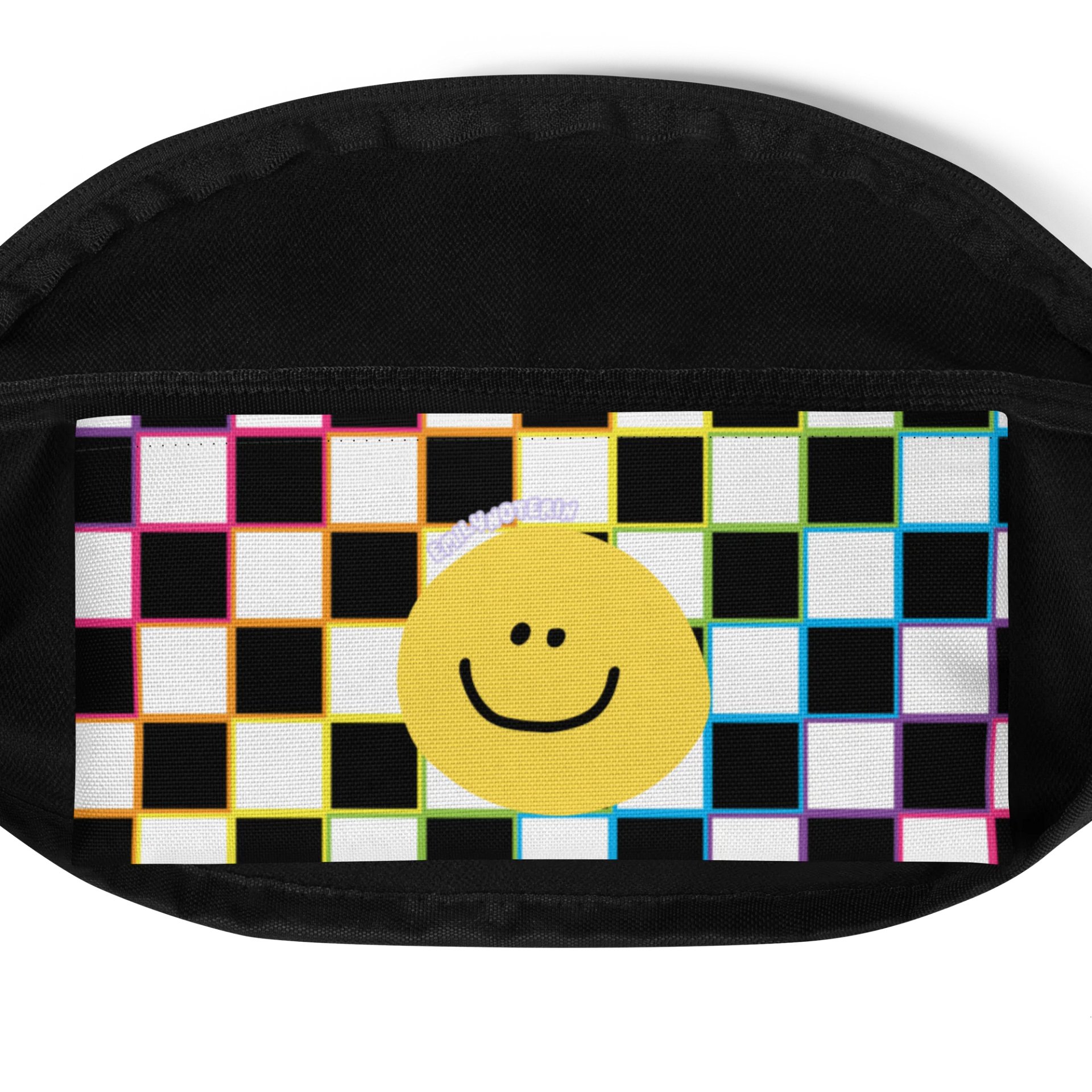 Rainbow Checkered Fanny Pack product image (4)