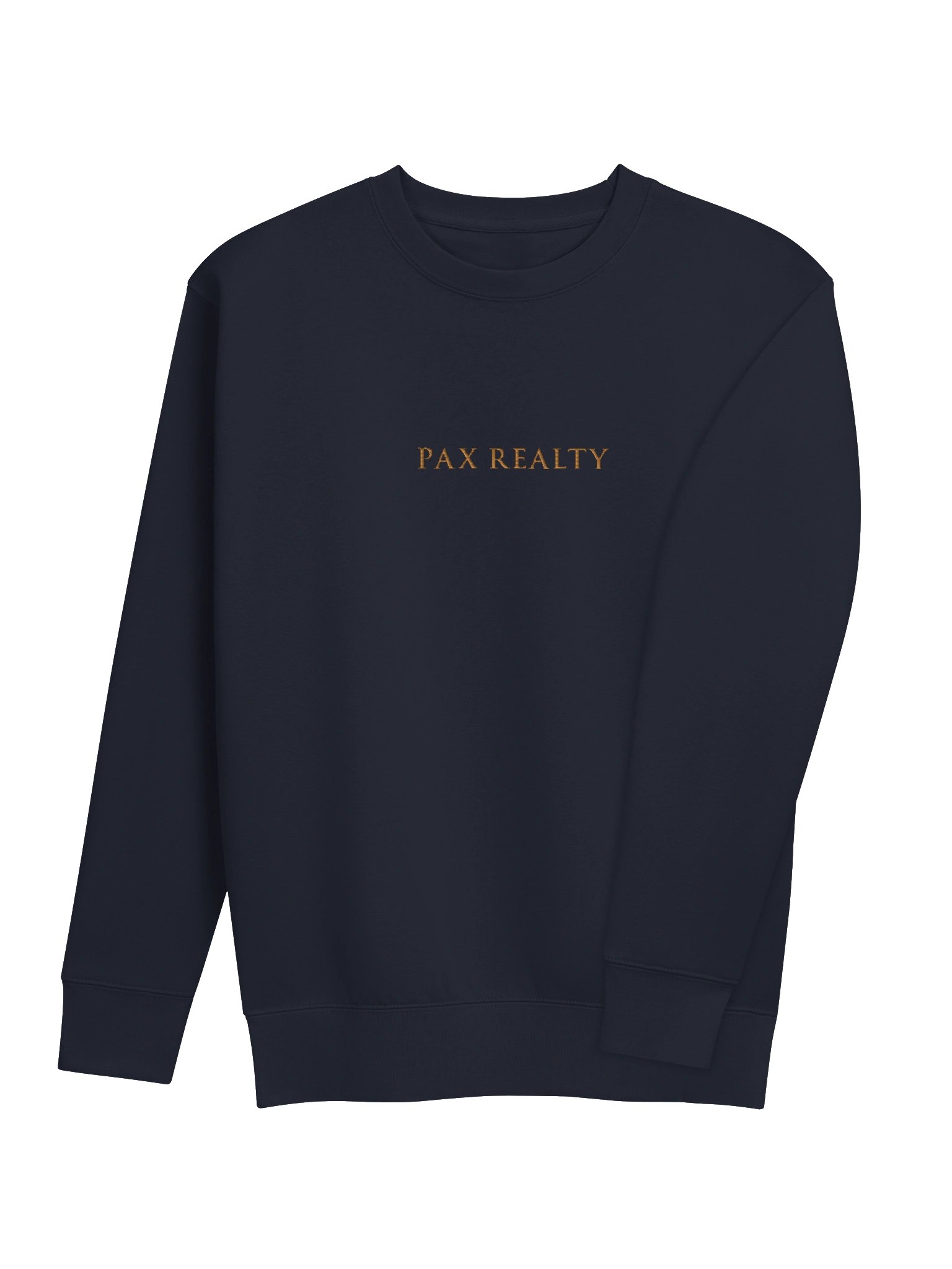 Pax Realty Crewneck (Navy, Gold Thread) product image (4)