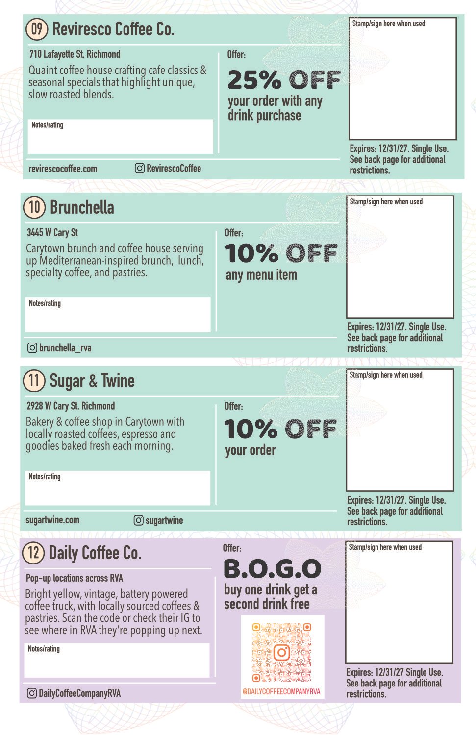 RVA Coffee Passport 2026/27 Edition product image (8)