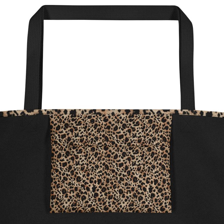 Brown Leopard Pattern Tote Bag product image (2)