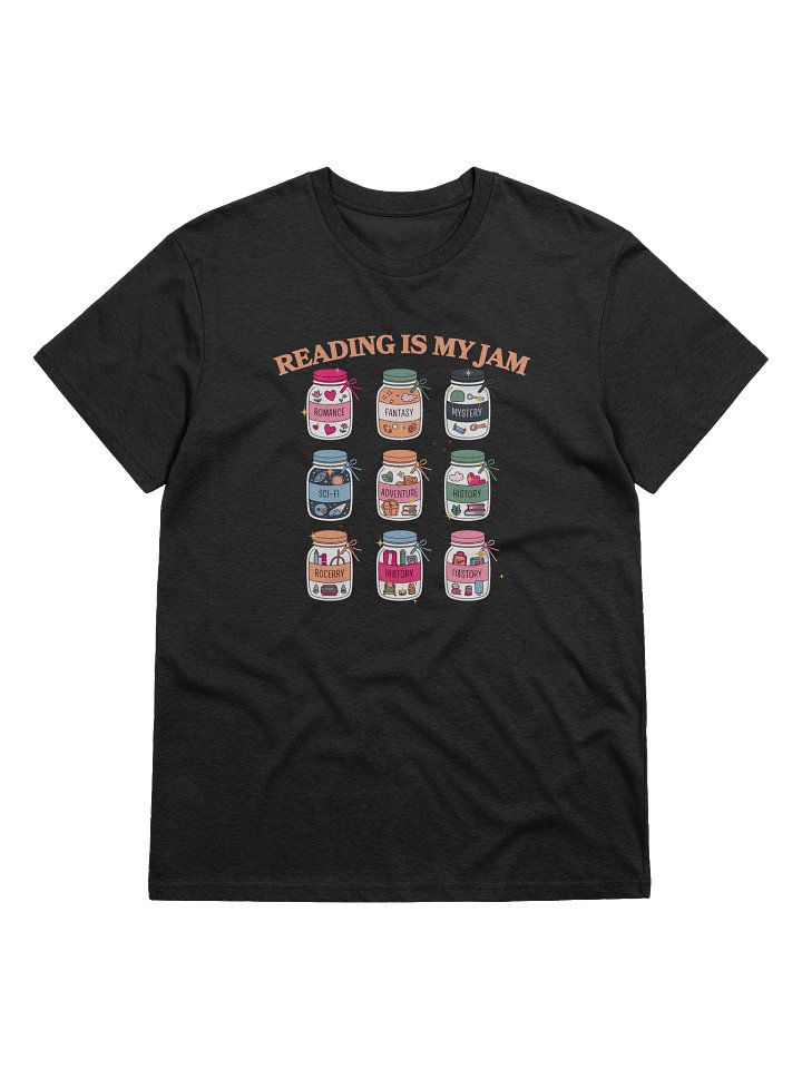 Reading is My Jam Organic Tee product image (1)