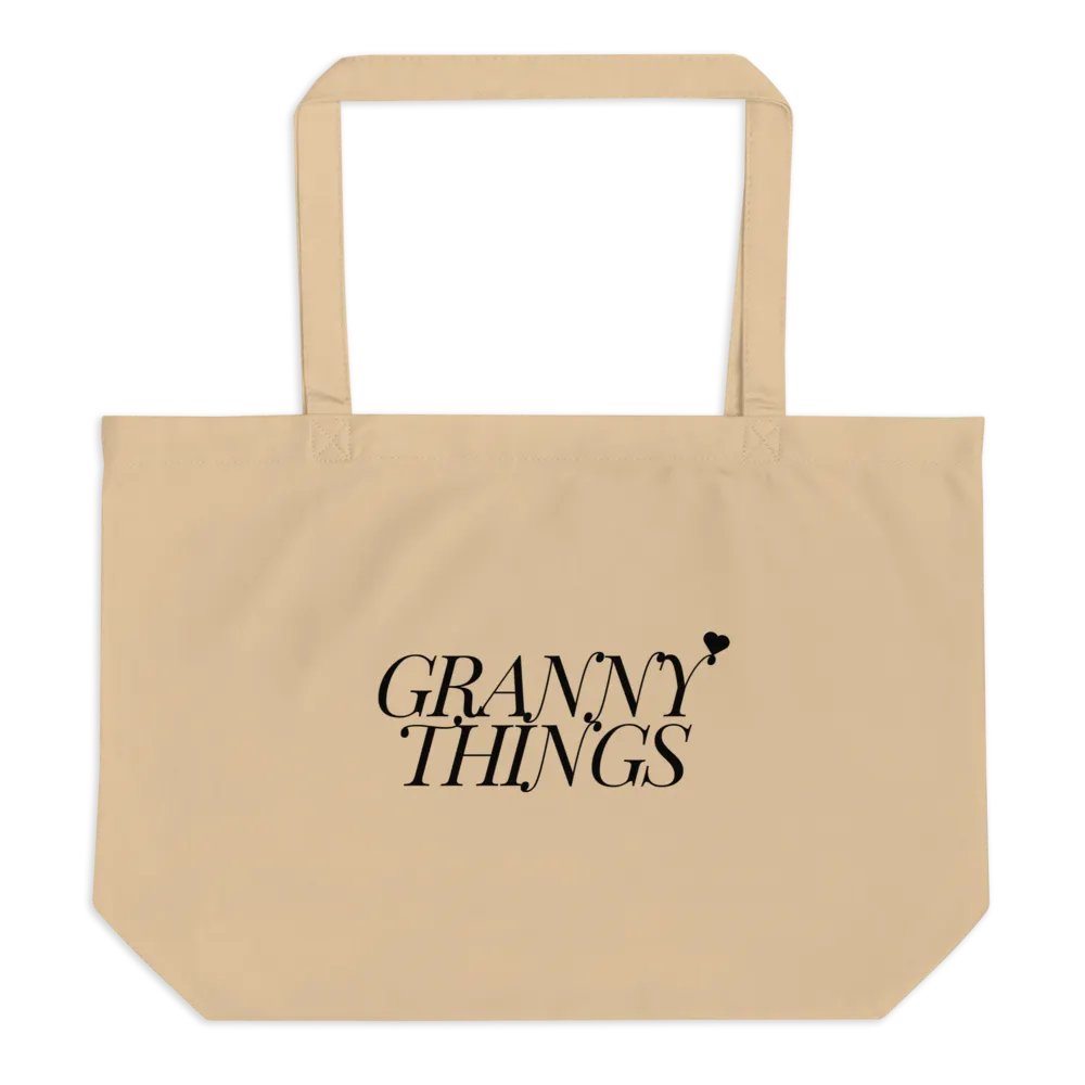 Granny Things Organic Canvas Tote product image (1)